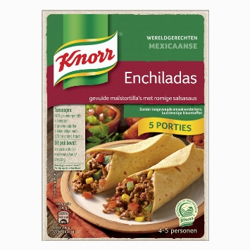 Knorr Wereldgerechten Mexicaanse enchilada 329g