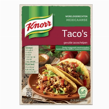 Tacos Knorr Pratos do Mundo 139 g